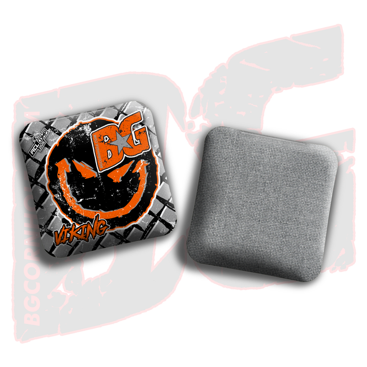 2026 BG Multiple Bag Models - "Evil Grin" - ACL Comp Stamped Cornhole Bags - SET OF 4 BAGS