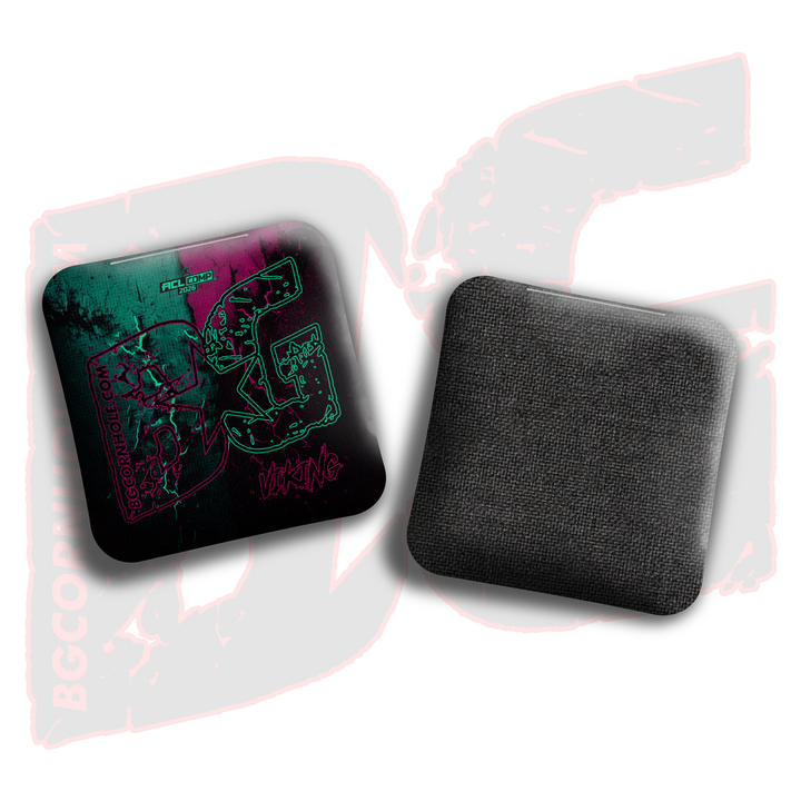 2026 BG Multiple Bag Models - "Devour" - ACL Comp Stamped Cornhole Bags - SET OF 4 BAGS