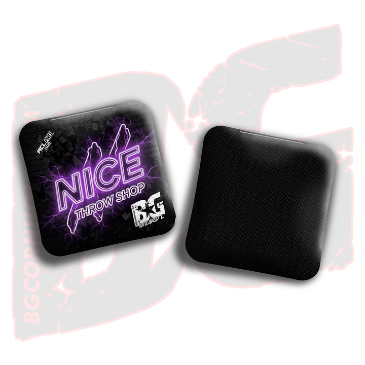 2026 BG Multiple Bag Models"Nice Throw Shop" Collab - ACL Pro Stamped Cornhole Bags - SET OF 4 BAGS