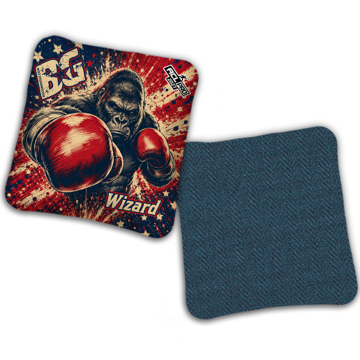 2027 BG Multiple Bag Models "AMERICAN FIGHTER" - ACL Pro Stamped Cornhole Bags - SET OF 4 BAGS