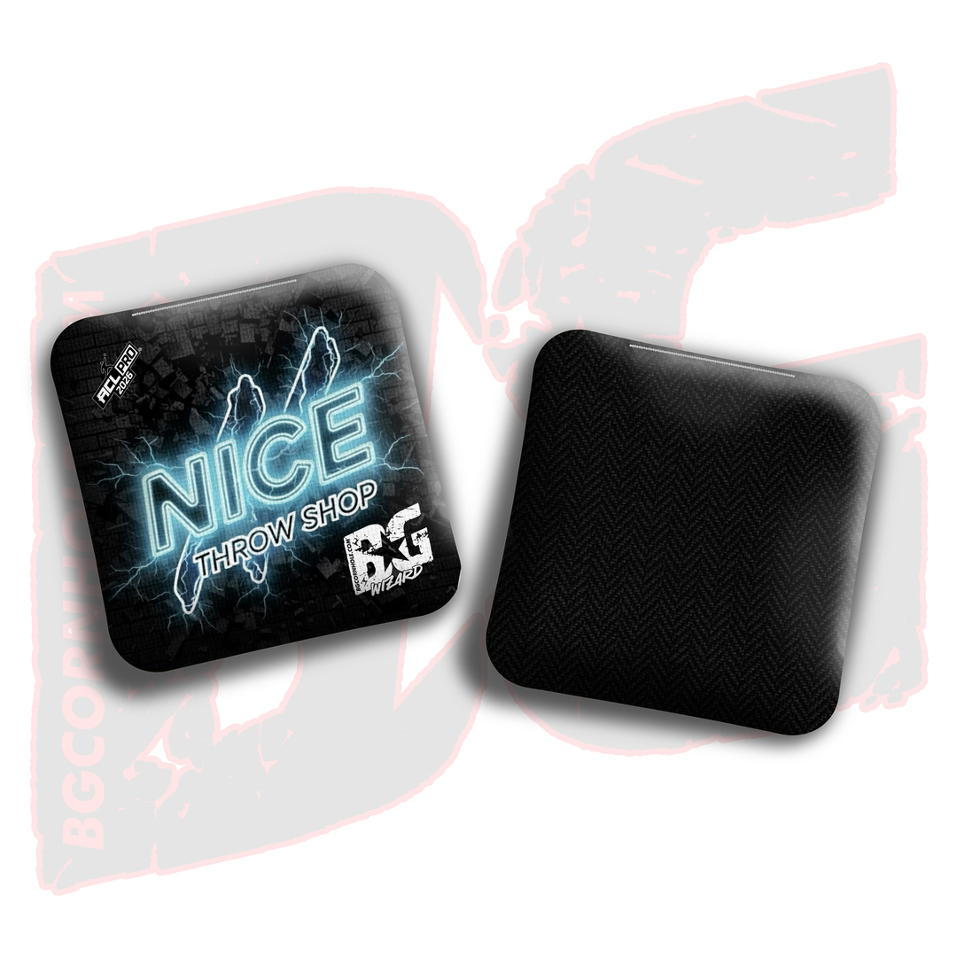 2026 BG Multiple Bag Models"Nice Throw Shop" Collab - ACL Pro Stamped Cornhole Bags - SET OF 4 BAGS