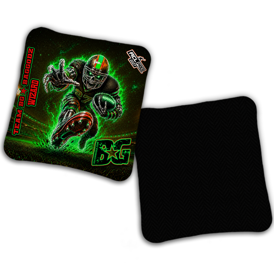 2027 BG Multiple Bag Models "FINAL DRIVE" - ACL Pro Stamped Cornhole Bags - SET OF 4 BAGS