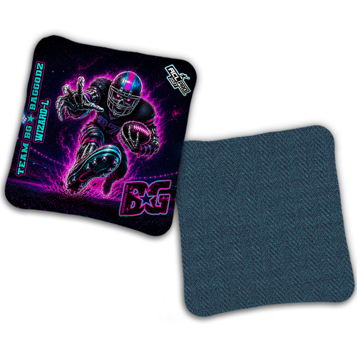 2027 BG Multiple Bag Models "FINAL DRIVE" - ACL Pro Stamped Cornhole Bags - SET OF 4 BAGS