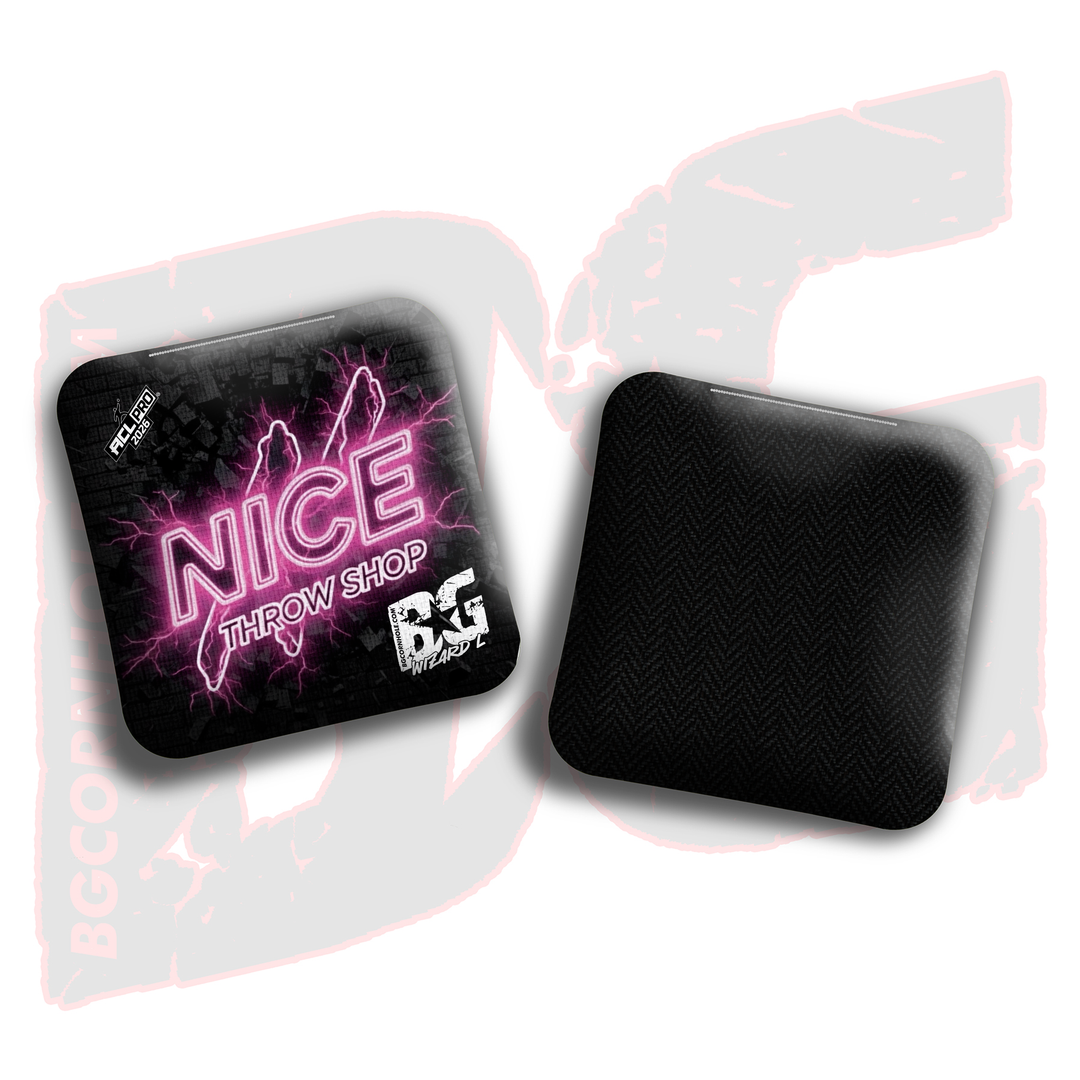2026 BG Multiple Bag Models"Nice Throw Shop" Collab - ACL Pro Stamped Cornhole Bags - SET OF 4 BAGS