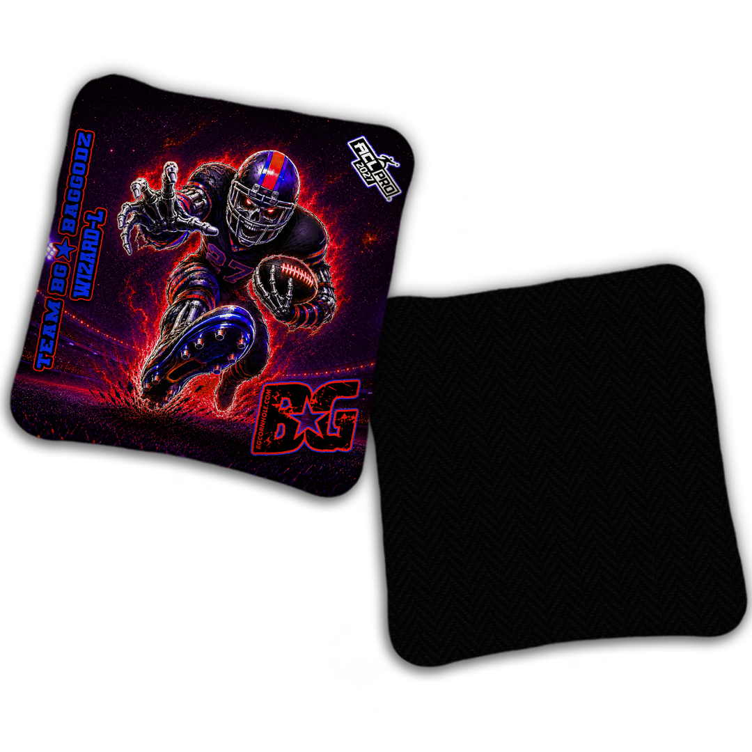 2027 BG Multiple Bag Models "FINAL DRIVE" - ACL Pro Stamped Cornhole Bags - SET OF 4 BAGS