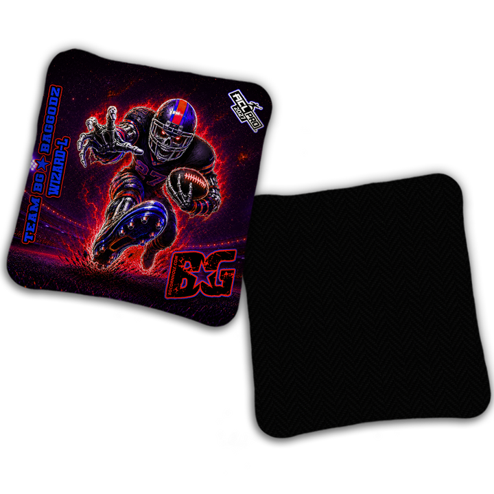 2027 BG Multiple Bag Models "FINAL DRIVE" - ACL Pro Stamped Cornhole Bags - SET OF 4 BAGS