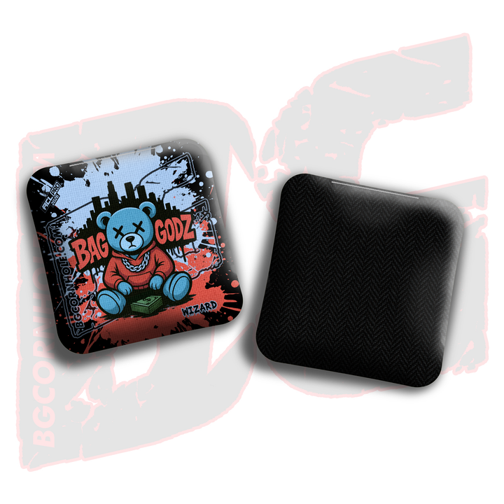 2026 BG Multiple Bag Models "LA Bear" - ACL Pro Stamped Cornhole Bags - SET OF 4 BAGS